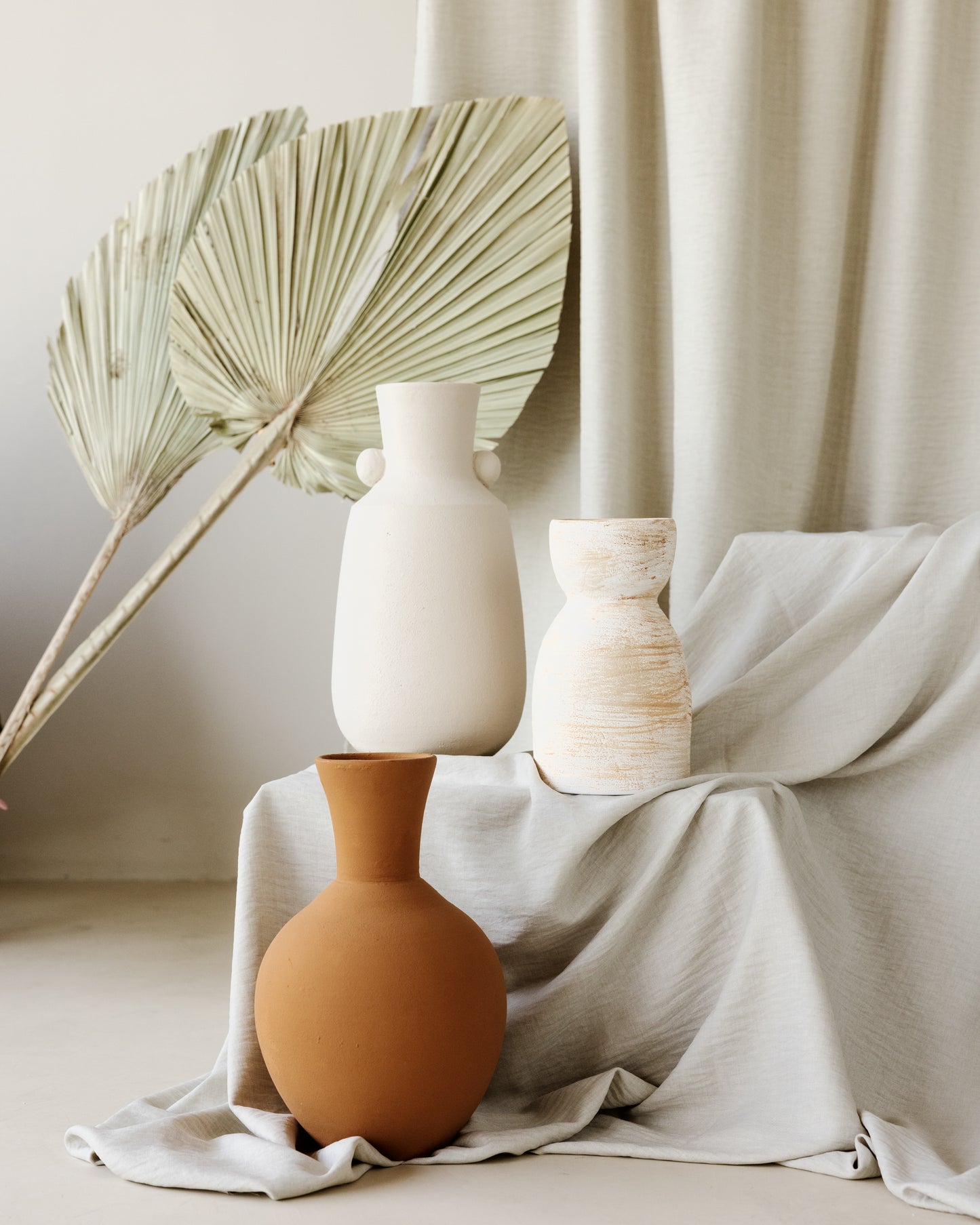 Mudstone Vase Set