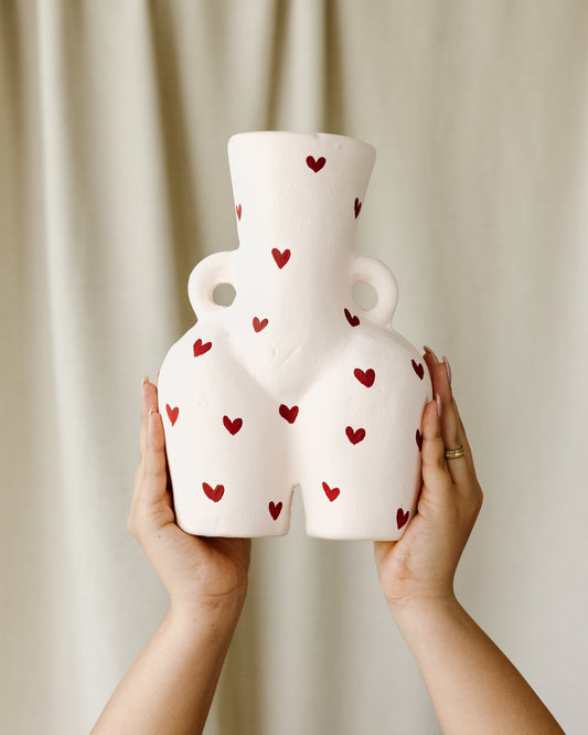 Perfect Imperfect Body Vase (Hearts Edition)