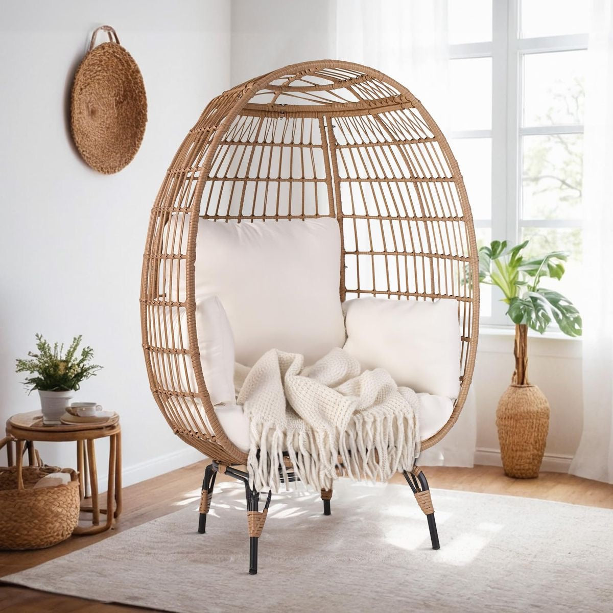 Wicker Egg Chair