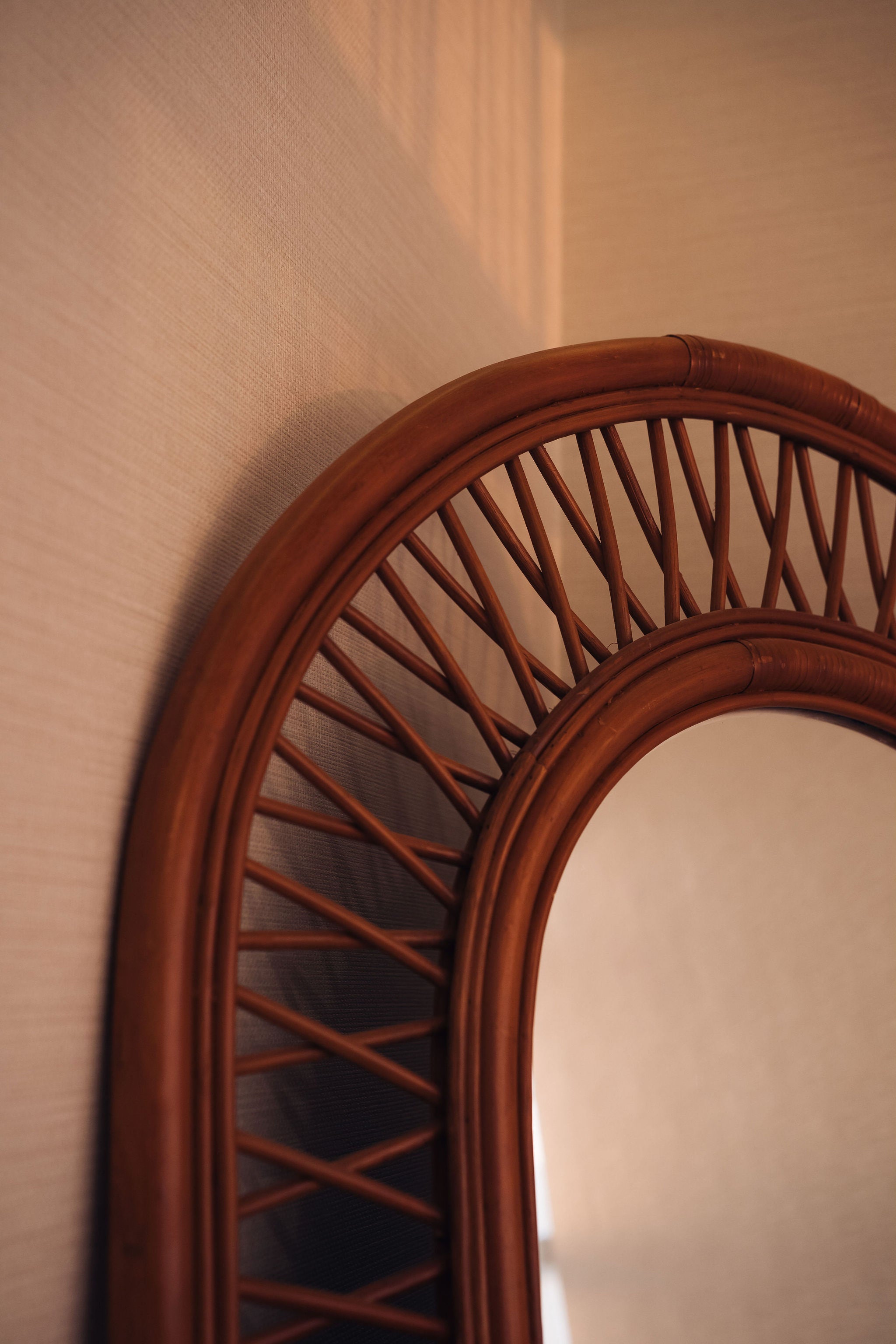 Spider Bamboo Mirror