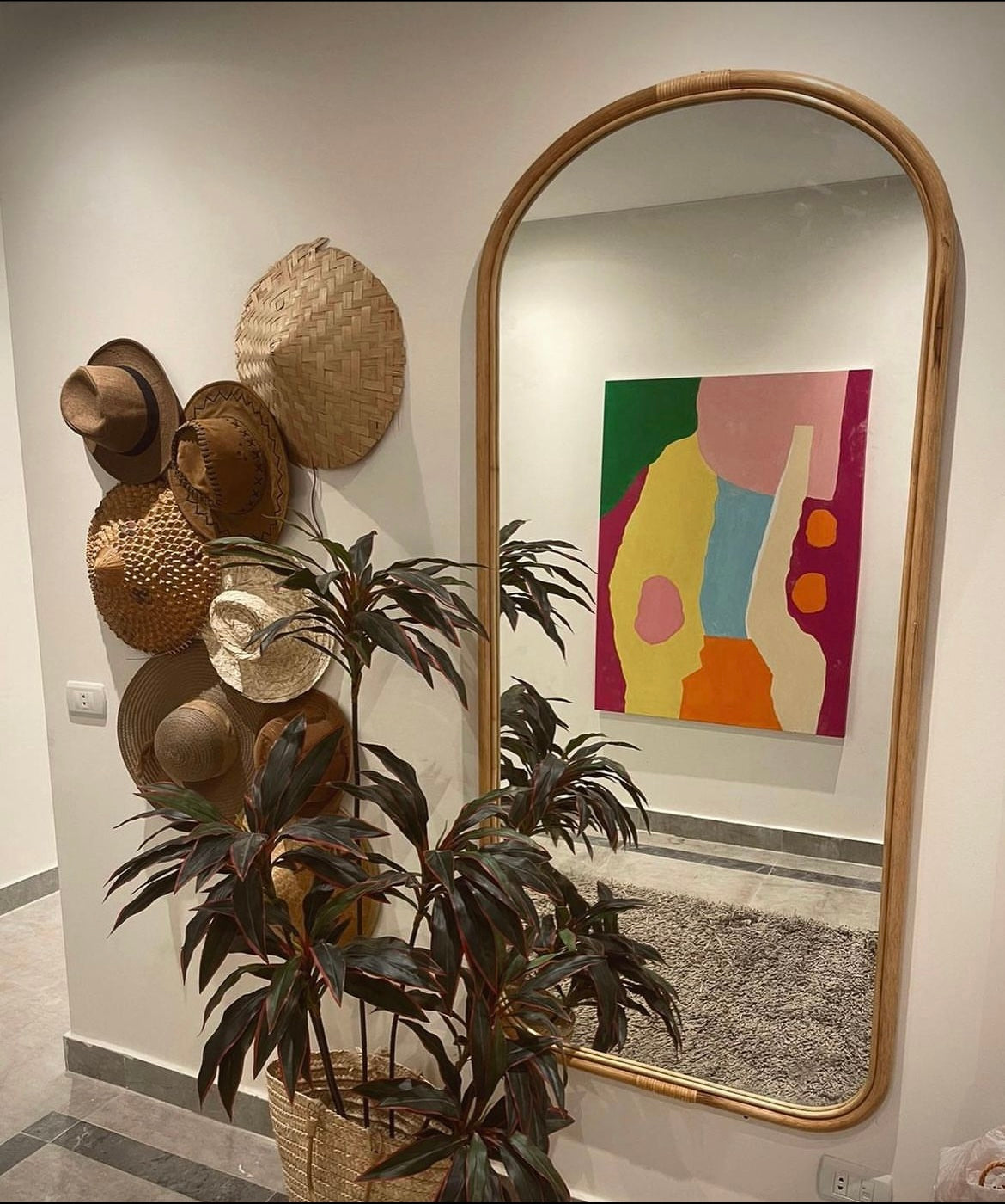 Arco Bamboo Mirror