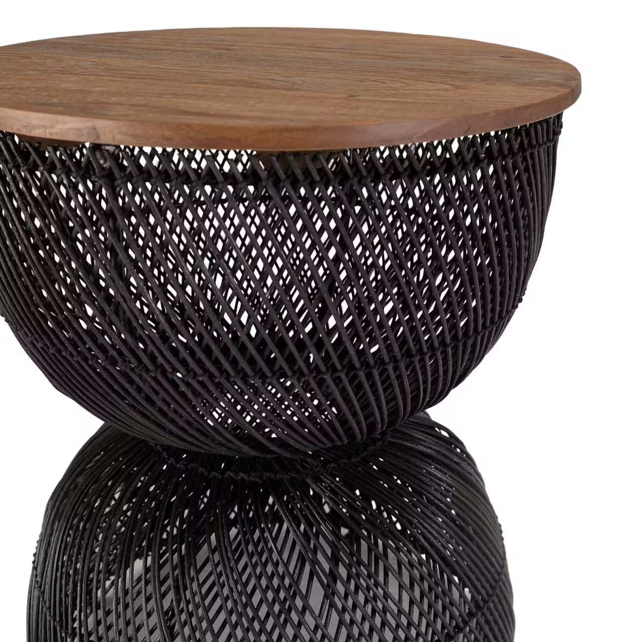 Mesh Rattan Stool
