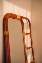 Bamboo Ladder Mirror
