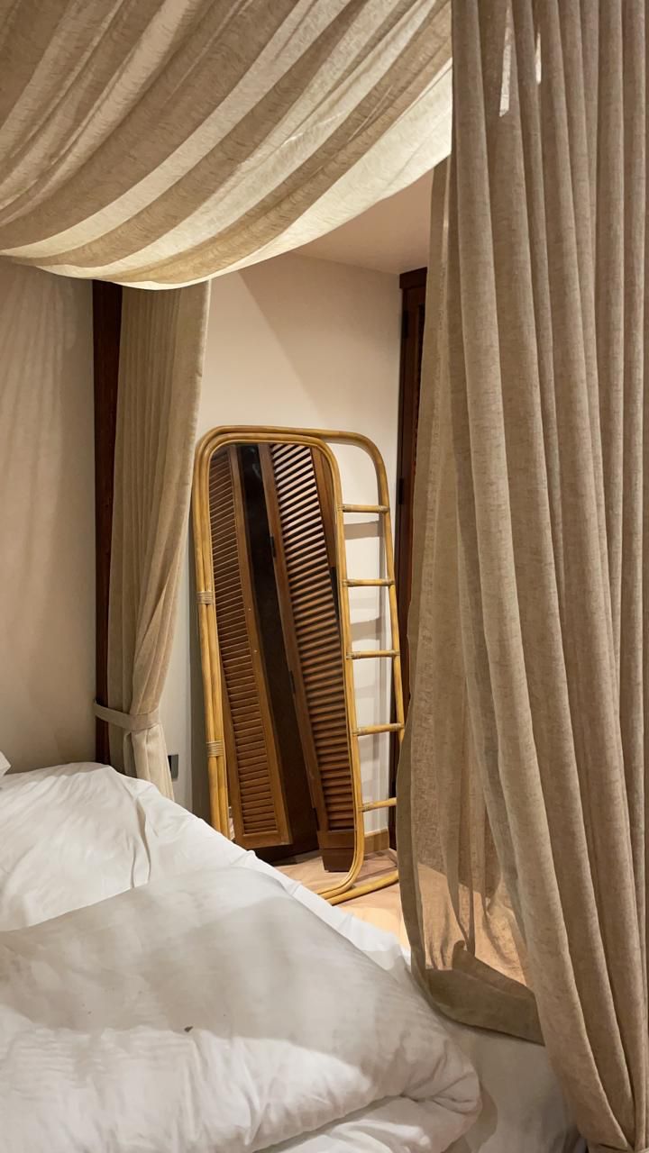Bamboo Ladder Mirror