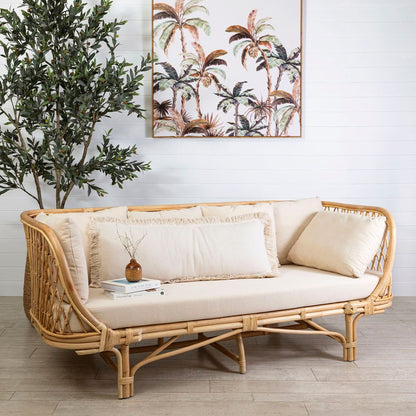 Rafia Bamboo Sofa