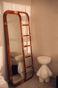 Bamboo Ladder Mirror