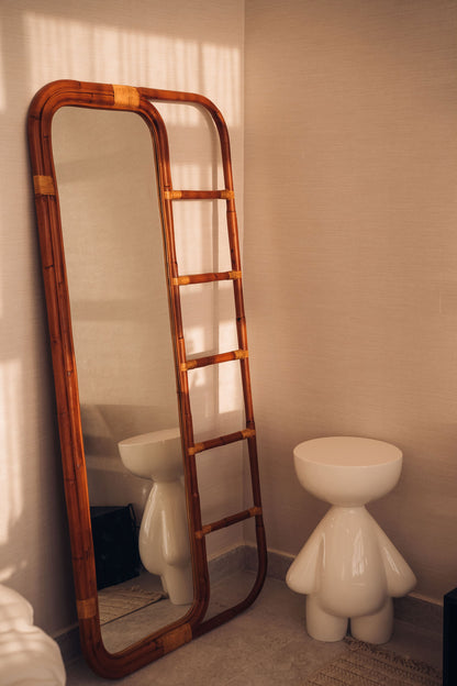 Bamboo Ladder Mirror