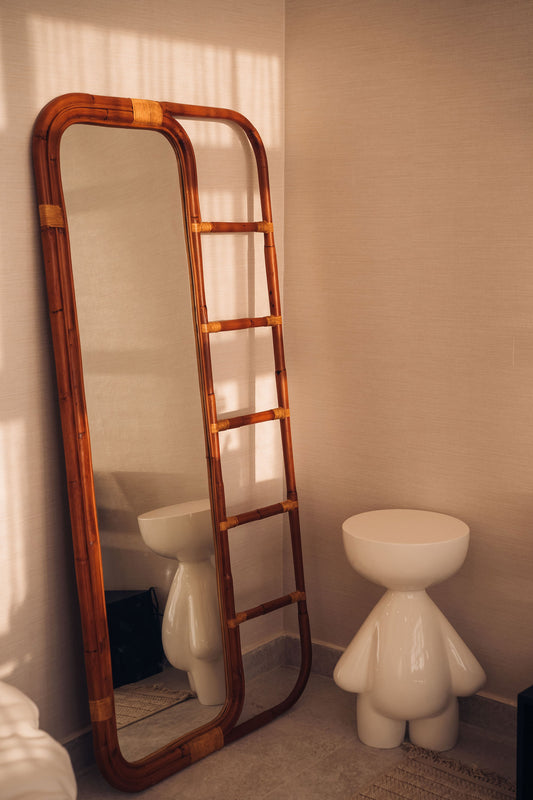 Bamboo Ladder Mirror
