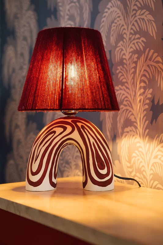 Frizzy Lamp 'Maroon'