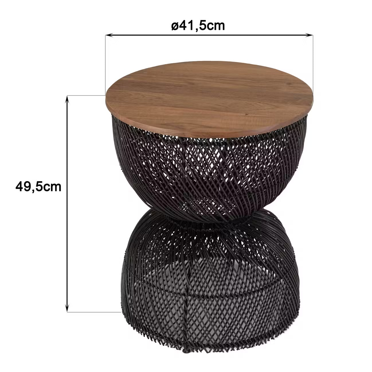 Mesh Rattan Stool