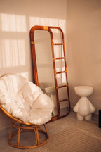 Bamboo Ladder Mirror