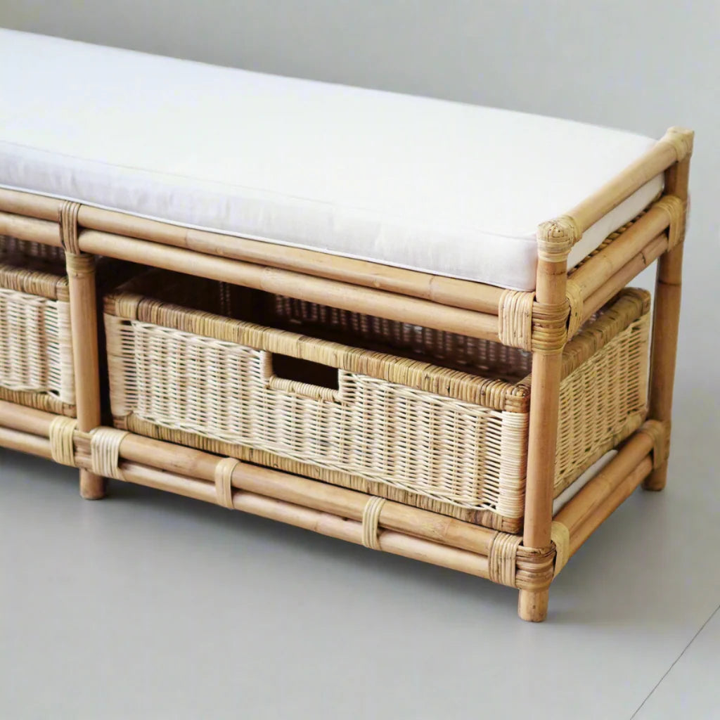 Bosco Rattan Bench