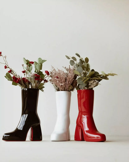 The Diva Boot Vase