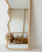 Wave Bamboo Mirror
