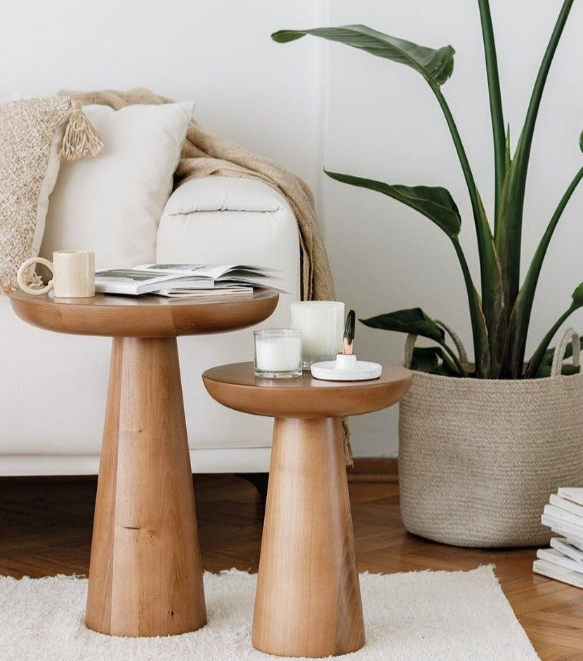 T Log Side Tables