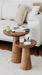 T Log Side Tables
