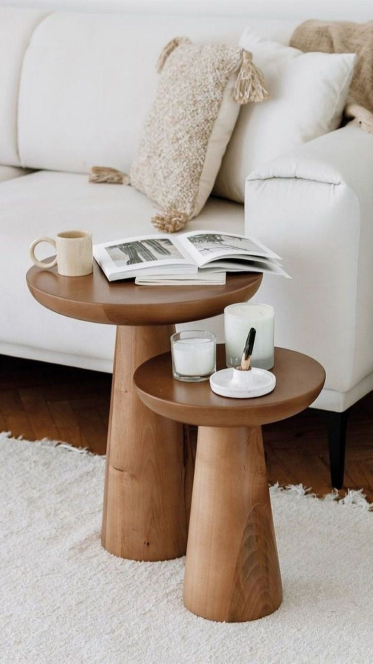 T Log Side Tables