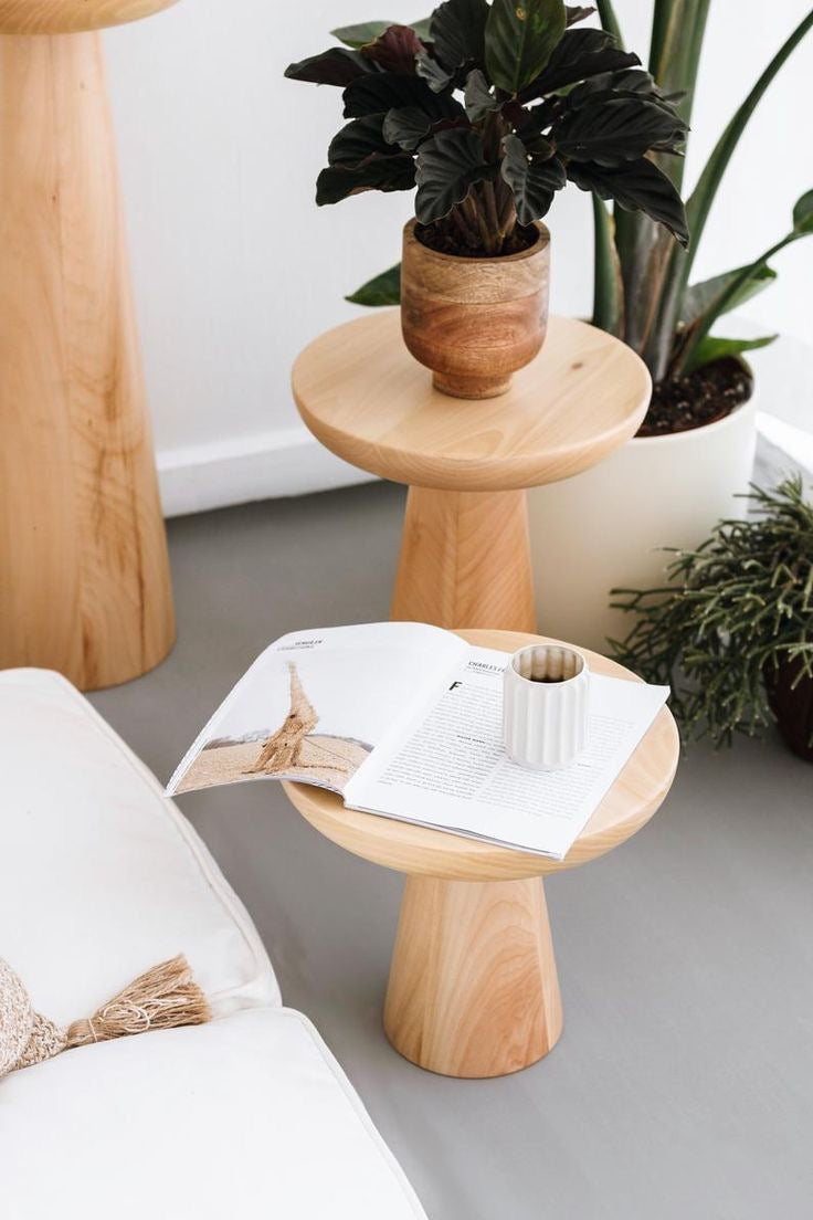T Log Side Tables