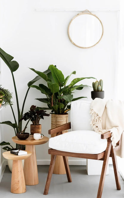 T Log Side Tables