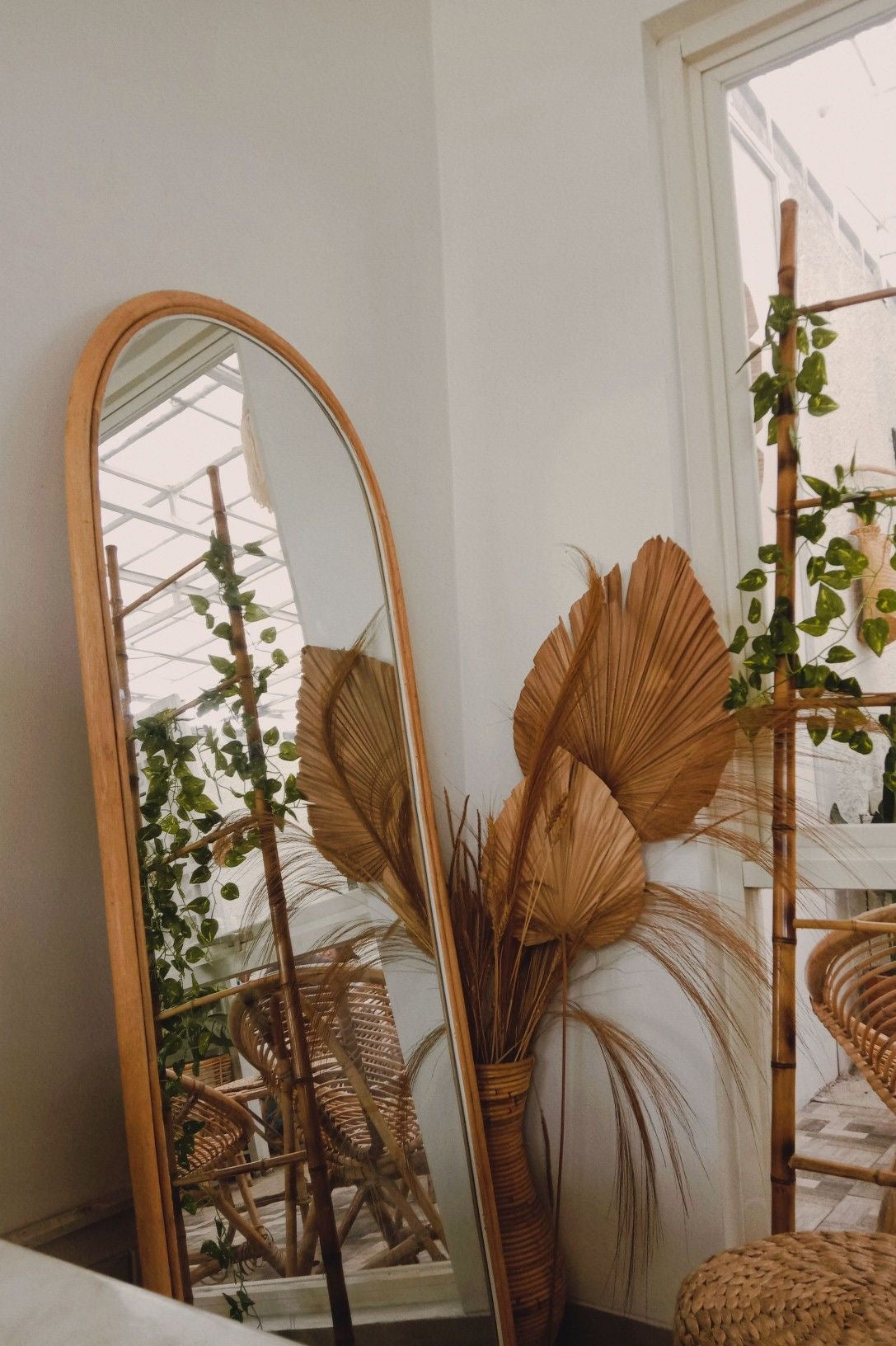 Arco Bamboo Mirror