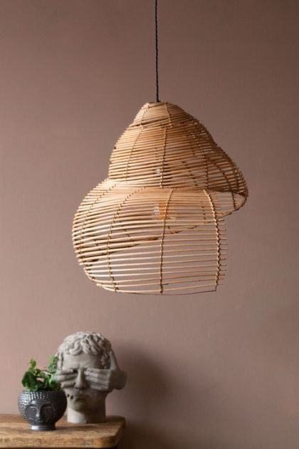 Sea Shell Bamboo Pendant